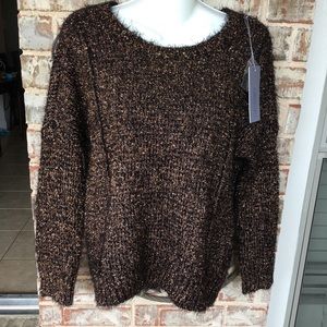 Top blouse Jenifer Lopez S black with gold l/sleev